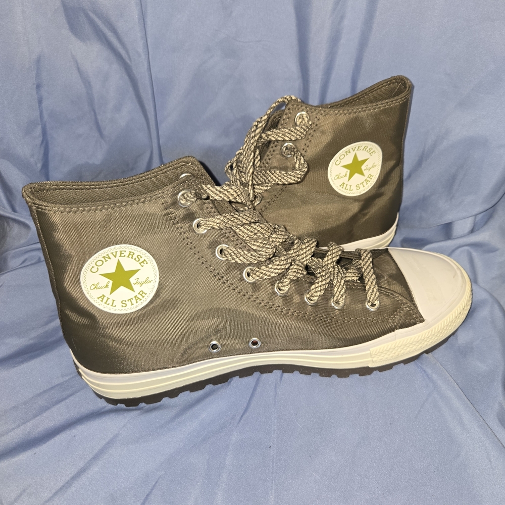 Converse Chuck Taylor All Star High Top Olive Green with White Toe